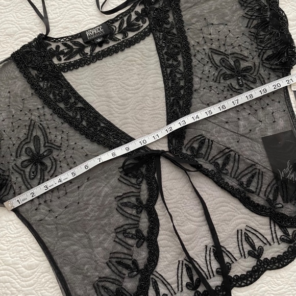 NWT Adrianna Papell Beaded Jacket - Size Large - Picture 10 of 14